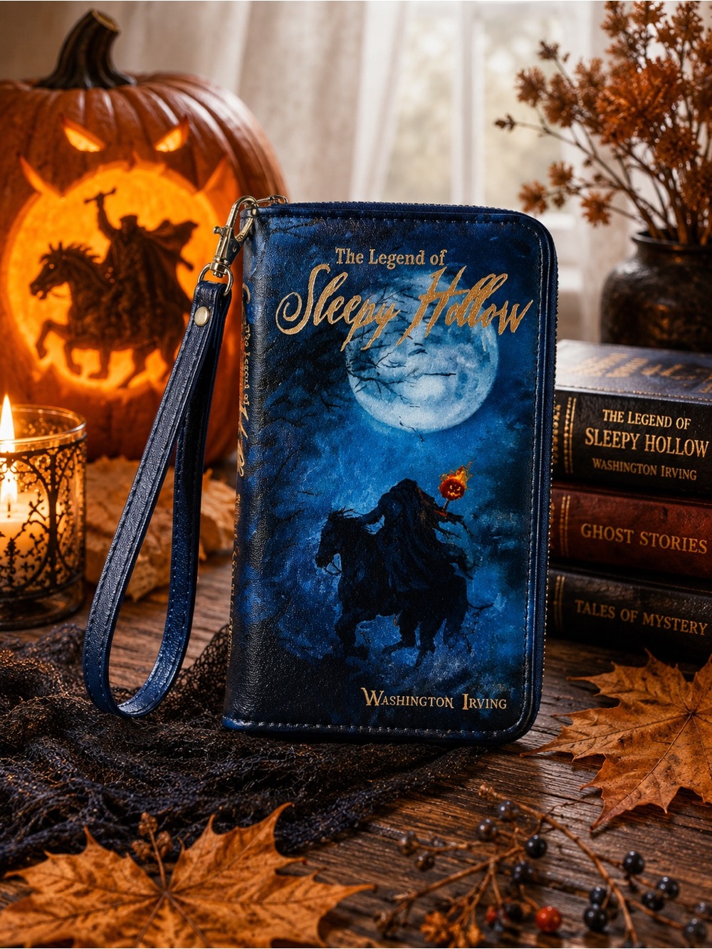 The Legend of Sleepy Hollow Wristlet Wallet NWT | Halloween